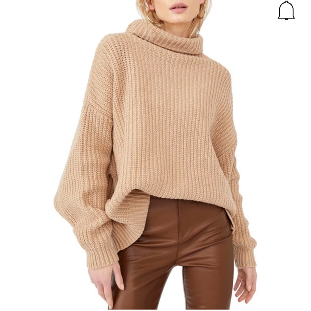 Free People Swim Too Deep Turtleneck Sweater